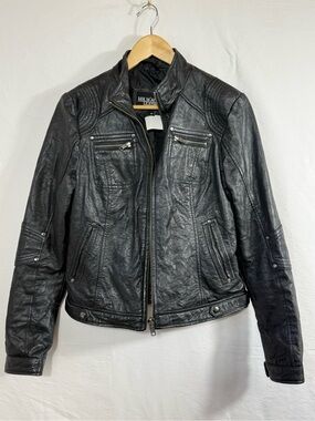 Milwaukee Leather Women's Black Leather Motorcycle Jacket